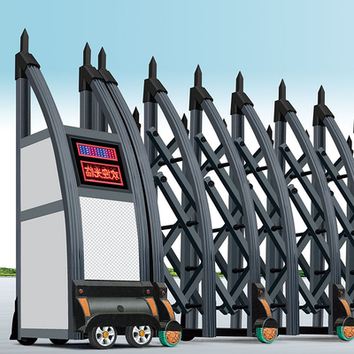 Eco Friendly Retractable Stainless Steel Boom Barrier Parking Access Control System