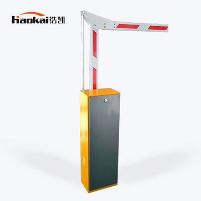 Latest Police Force Reinforced Head Automatic Folding Curved Barrier Gate With Patent Design