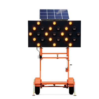 Auto Dimming Led Reflective+ LED Light &amp; Power Board Solar Power Car Mounted Directional Folding Sign View Arrow Panels